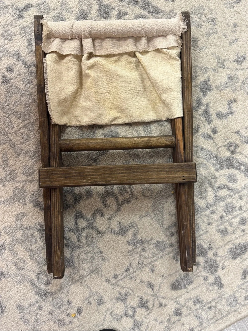 Newborn Wooden Chair Photography Prop in White